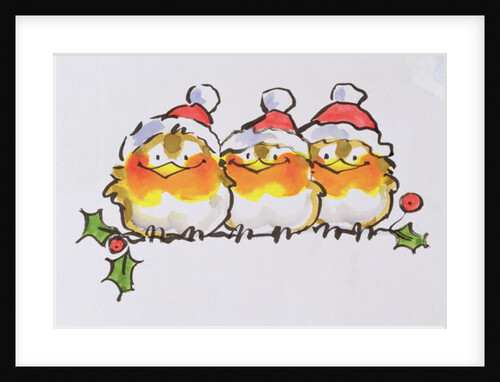 Christmas Robins by Diane Matthes