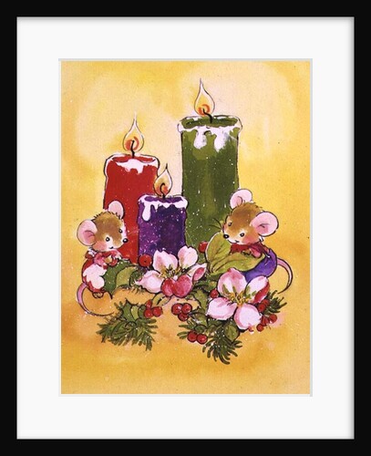 Mice with Candles by Diane Matthes