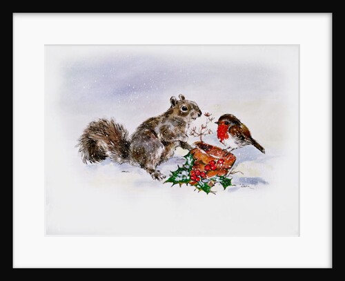 The Squirrel and the Robin by Diane Matthes