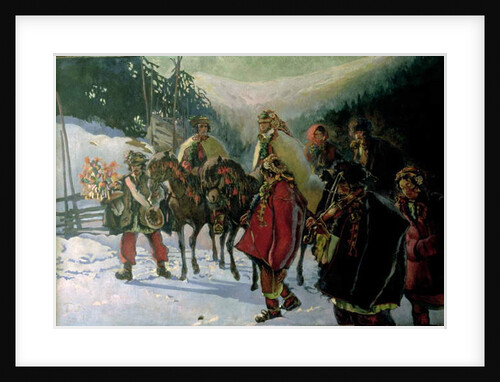 Hucul Wedding, 1909 by Kazimierz Sichulski