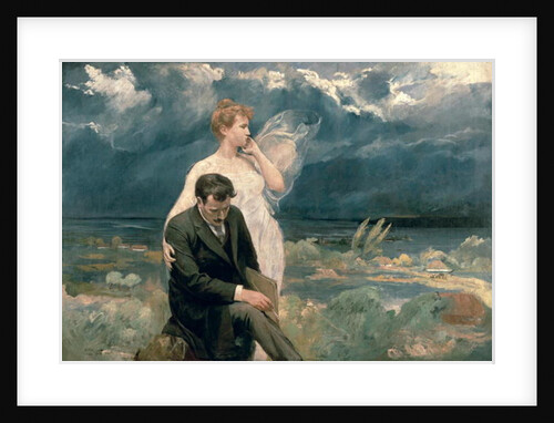 Painter with Muse, 1905 by Wincenty Wodzinowsky