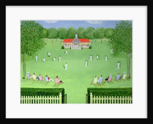 The Cricket Match, 1981 by Mark Baring