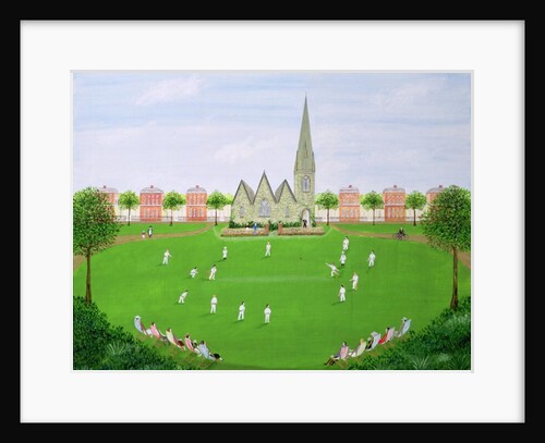 Cricket on Blackheath, 1993 by Mark Baring