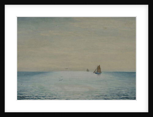 Seascape with a ketch, off Adelaide, South Australia by James Ashton