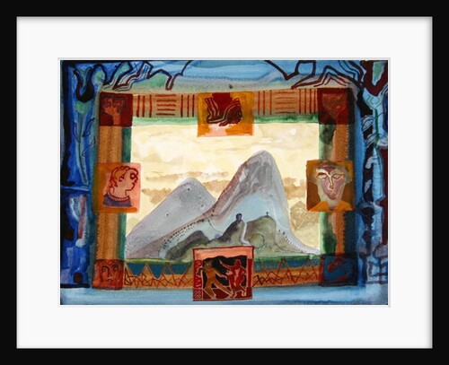 Mountain Peaks and Faces by Michael Chase