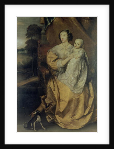 Queen Henrietta Maria c.1640 by Anthony van (after) Dyck