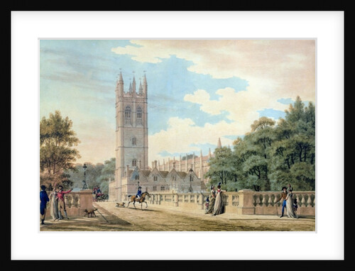 Magdalen College by Thomas Malton Jnr.