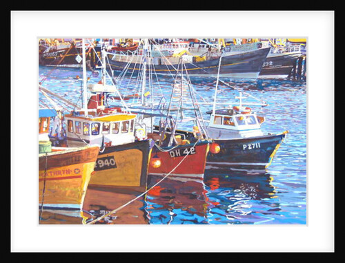 Harbour Moorings, 2010 by Martin Decent