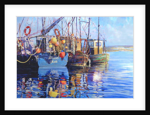 Fishing boats, 2001 by Martin Decent