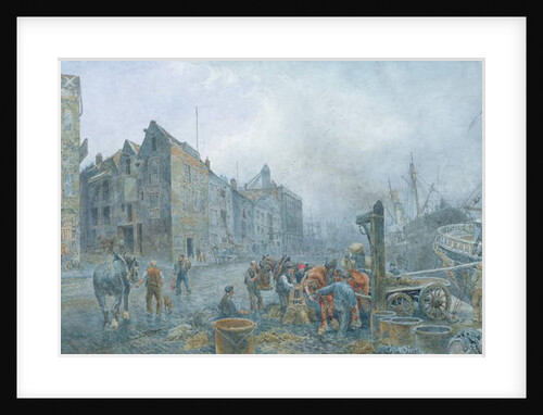 Narrow Quay, Bristol, 1899 by Sydney Goodwin