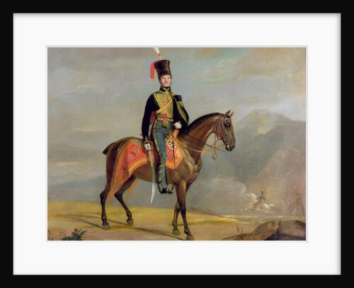 Captain William Drummond 10th Hussars, 1819 by J. Watson