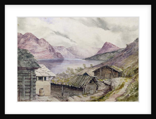 Romsdal Fjord, 1850 by William West