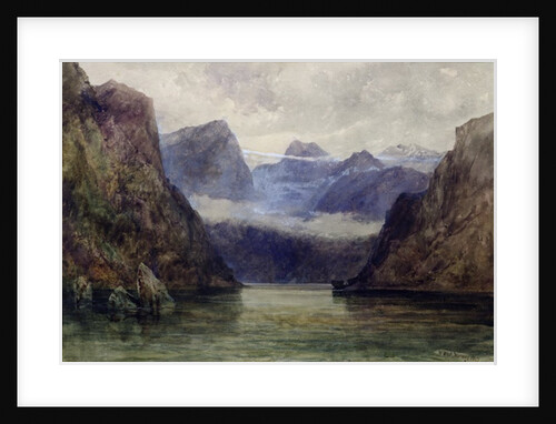 Romsdal Fjord at Midnight, 1847 by William West