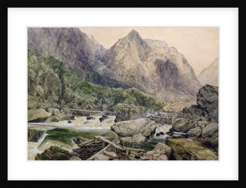 Rapids, Romsdal, Norway, 1847 by William West