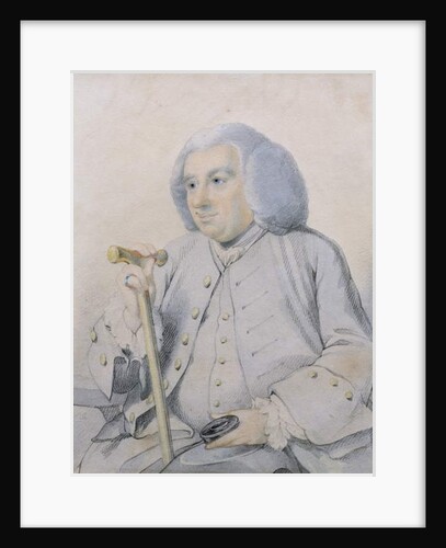 Sketch of the Portrait of Andrew Drummond founder of the bank, killed at Culloden by Johann