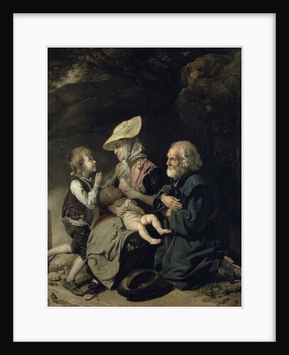 Beggars on the Road to Stanmore by Johann Zoffany