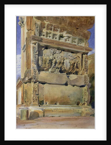 Arch of Titus, Rome, 1842 by Thomas Hartley Cromek