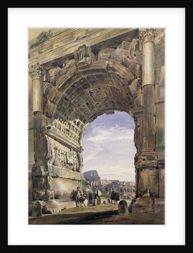 Arch of Titus, Rome, 1842 by Thomas Hartley Cromek