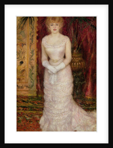 Portrait of Jeanne Samary 1878 by Pierre Auguste Renoir