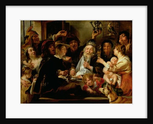 The Bean King, c.1638 by Jacob Jordaens