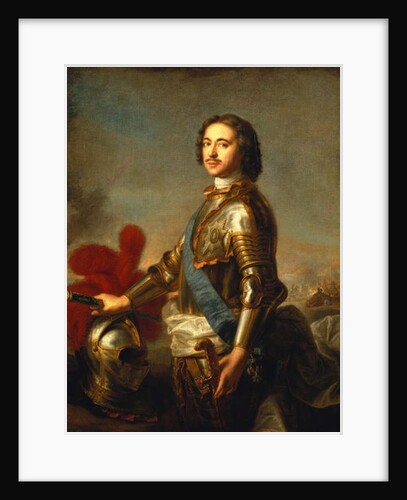 Portrait of Peter I or Peter the Great, 1717 by Jean-Marc Nattier