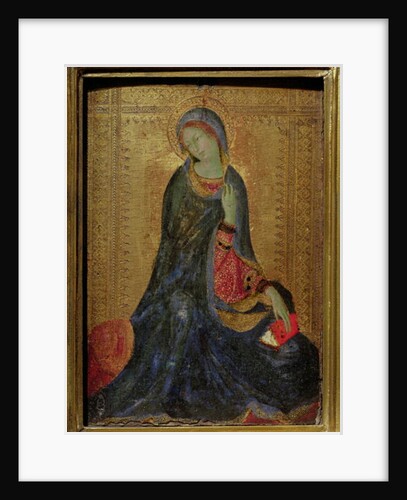 Virgin Annunciate, right hand panel of diptych, 1340-44 by Simone Martini