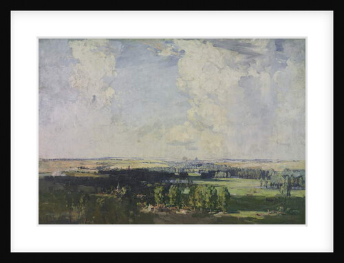 Amiens, the key of the west, 1928 by Ernest Arthur Streeton