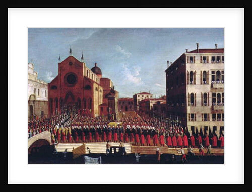 The Funeral of the Doge at SS. Giovanni and Paolo, Venice by Gabriele Bella
