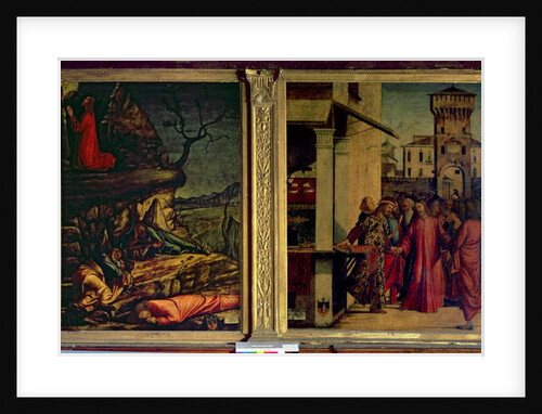 Christ's Calling of St. Matthew and the Agony in the Garden by Vittore Carpaccio