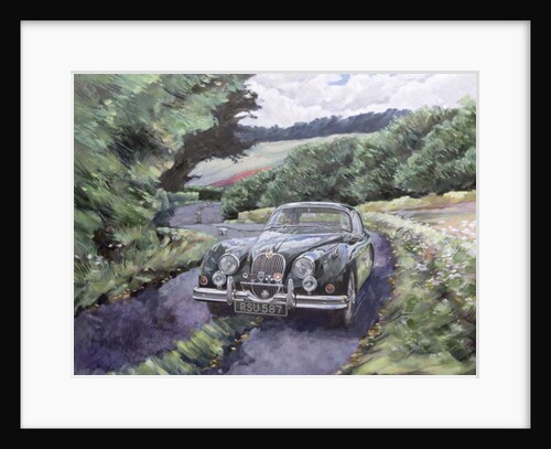Jaguar XK150 Cruising by Clive Metcalfe