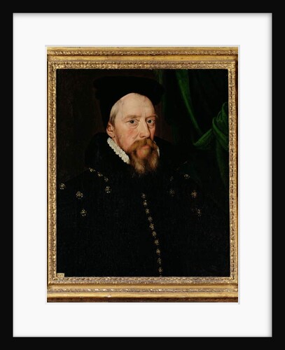 Portrait of William Cecil, 1st Baron Burghley by English School