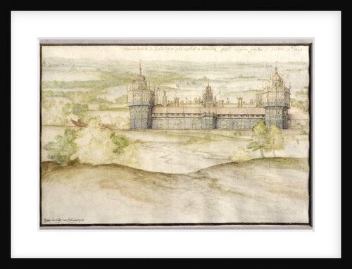 View of Nonsuch Palace in Surrey, 1567-8 by Joris Hoefnagel