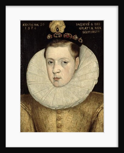 Portrait of James VI of Scotland, later James I of England 1586 by Scottish school