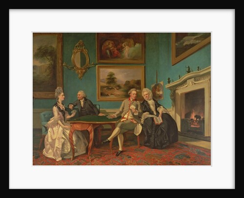 The Dutton Family in the Drawing Room of Sherborne Park, Gloucestershire, c.1774 by Johann Zoffany