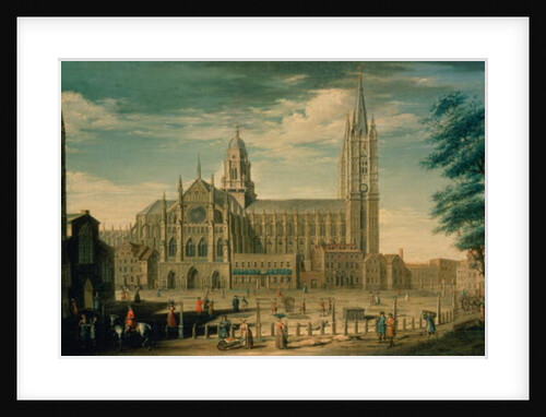 The North Front of Westminster Abbey by William James