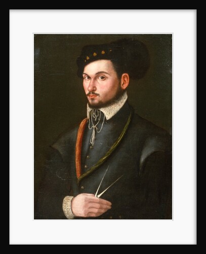 Portrait of a Navigator with his dividers 'to prick out a course', c.1560 by Italian School