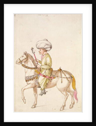 Turkish Horseman by Albrecht Dürer or Duerer