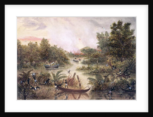 Gunboat Diplomacy, 1877 by Lt. A. Middlemass