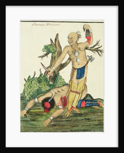Savage Warrior, c.1800 by English School