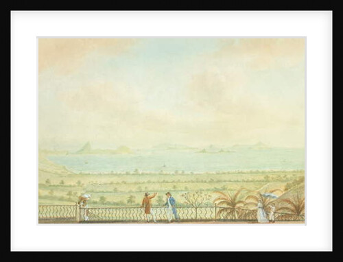 View in the Lesser Antilles, c.1785 by Nicholas Pocock
