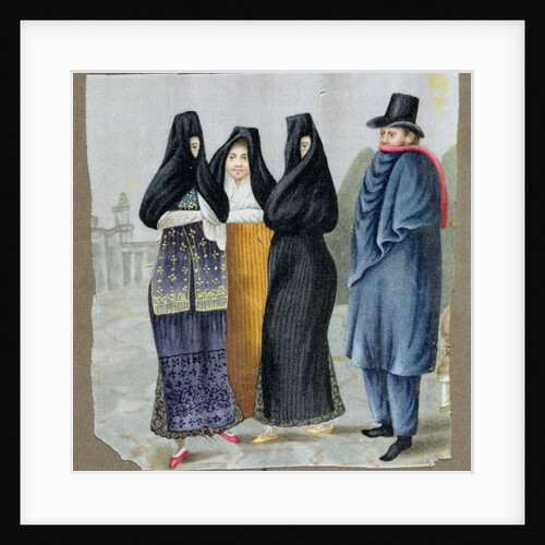 On the Streets of Lima, c.1820 by Peruvian School