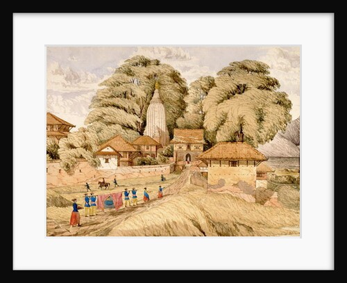 Narain - Hitthee, near Kathmandoo, Nepal by Dr. Henry Ambrose Oldfield