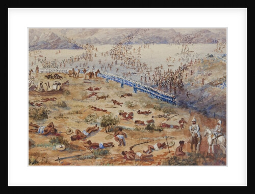 Battle of Tamai, 1884 by English School