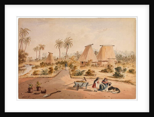 The Homestead, Savu Bay, Fiji, 1870 by Samuel Thomas Gill