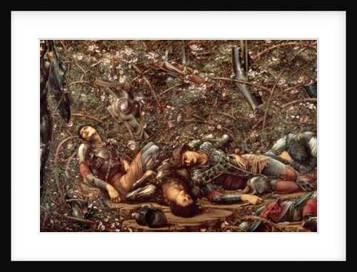 The Prince Enters the Briar Wood by Edward Coley Burne-Jones