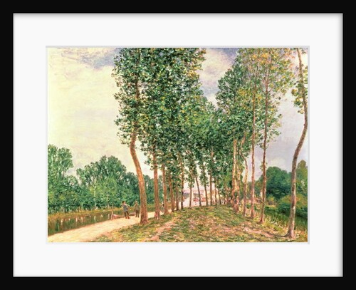 Banks of the Loing, near Moret by Alfred Sisley