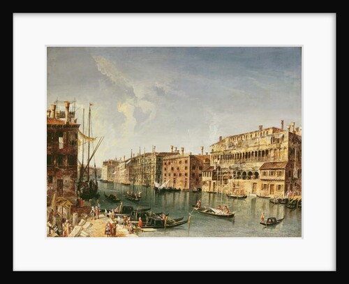 Venice, Grand Canal and the Fondaco dei Turchi by Michele Marieschi