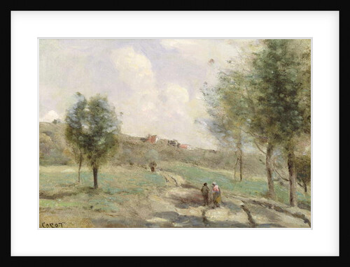 Coubron: Ascending Path by Jean Baptiste Camille Corot