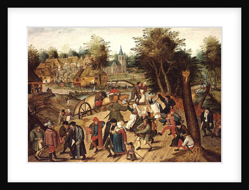The Return from the Kermesse by Pieter the Younger Brueghel