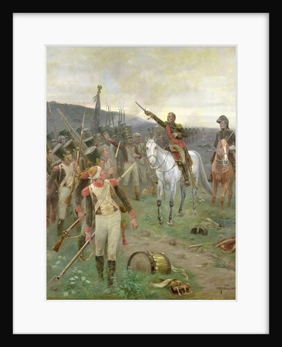 Marshal Ney rallying the troops at Waterloo, 1898 by Eugene Chaperon